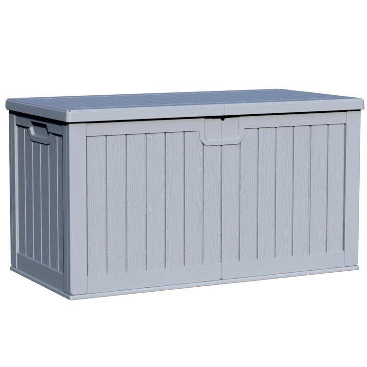 Patiowell 230 Gallons Water Resistant Resin Lockable Deck Box