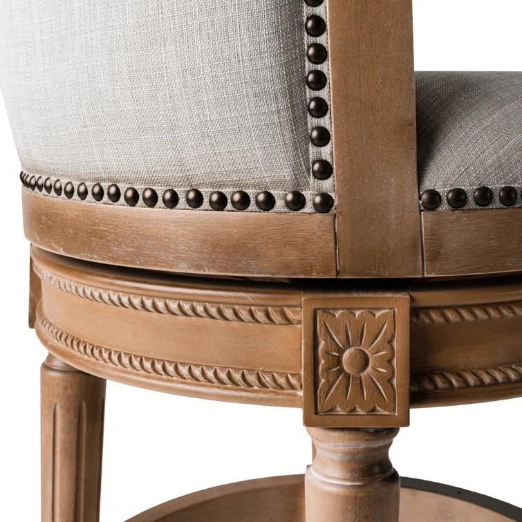 Maven Lane Maven Lane Pullman Stool with Fabric Upholstery