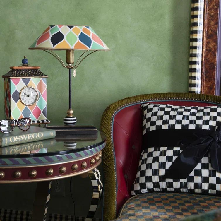 MacKenzie-Childs Courtly Check® Sash Throw Pillow