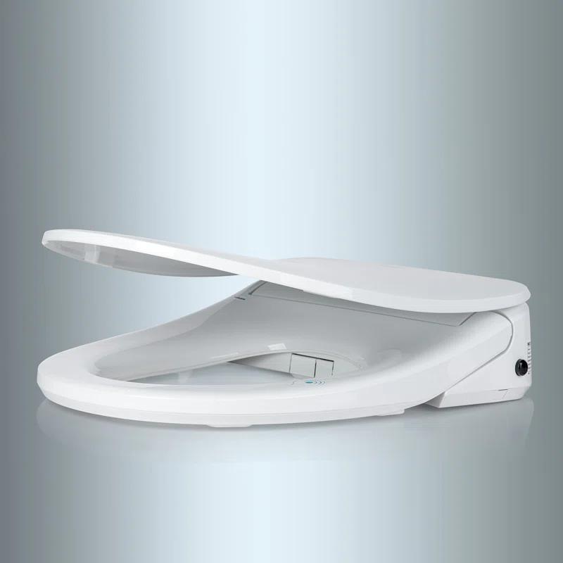 WoodBridge BID03 Smart Electric Bidet Seat: Auto Open/Close, Child Wash for Kids & Disabled via Wireless Remote, Heated Seat, Warm Water, Night Light & Deodorization