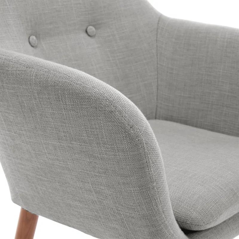Adore Decor Roux Mid-Century Accent Chair for Home Office or Living Room