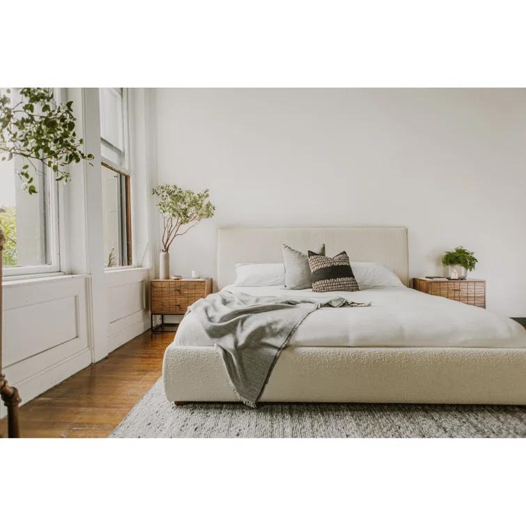 Virgil Louis Upholstered Panel Bed