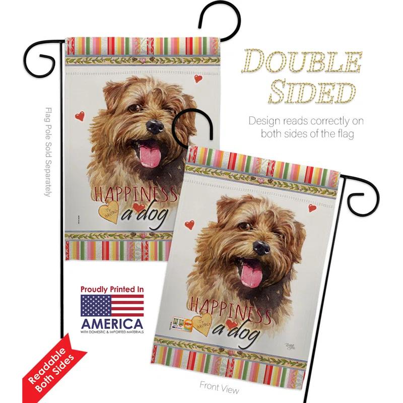 Breeze Decor Double Sided 18.5'' H x 13'' W Polyester Animal Garden Flag
