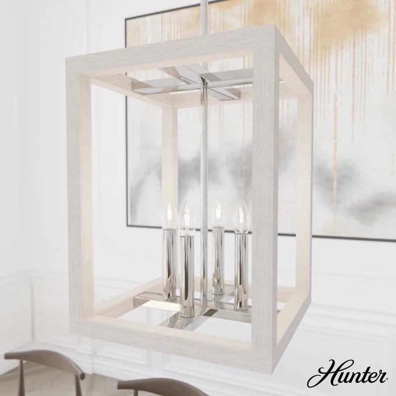 Hunter Fan Squire Manor 4 - Light Square 12 inch Pendant
