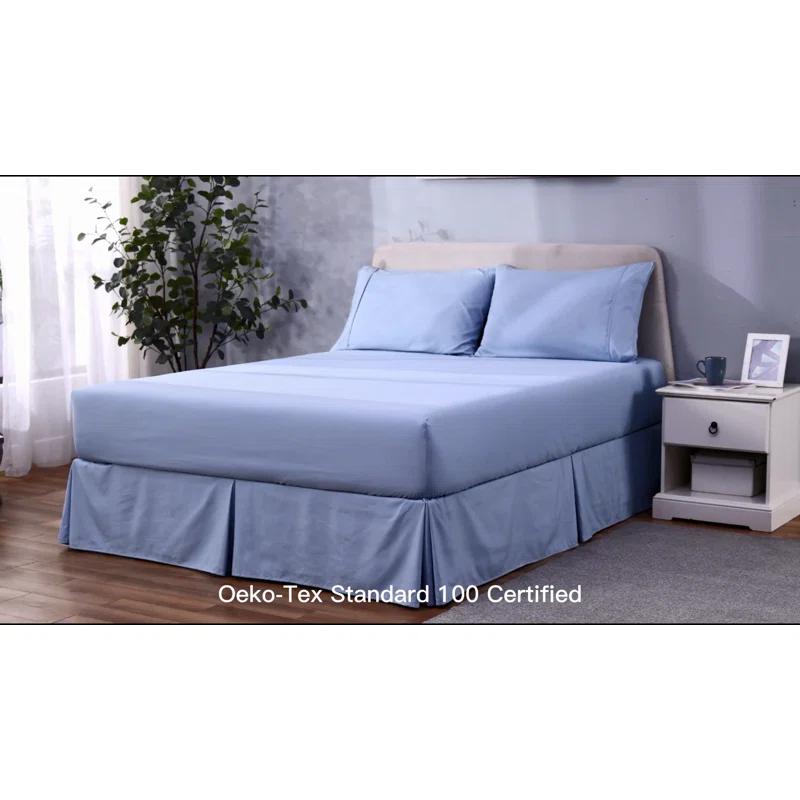 1800 Series 16 Inch Deep Microfiber Fitted Sheet