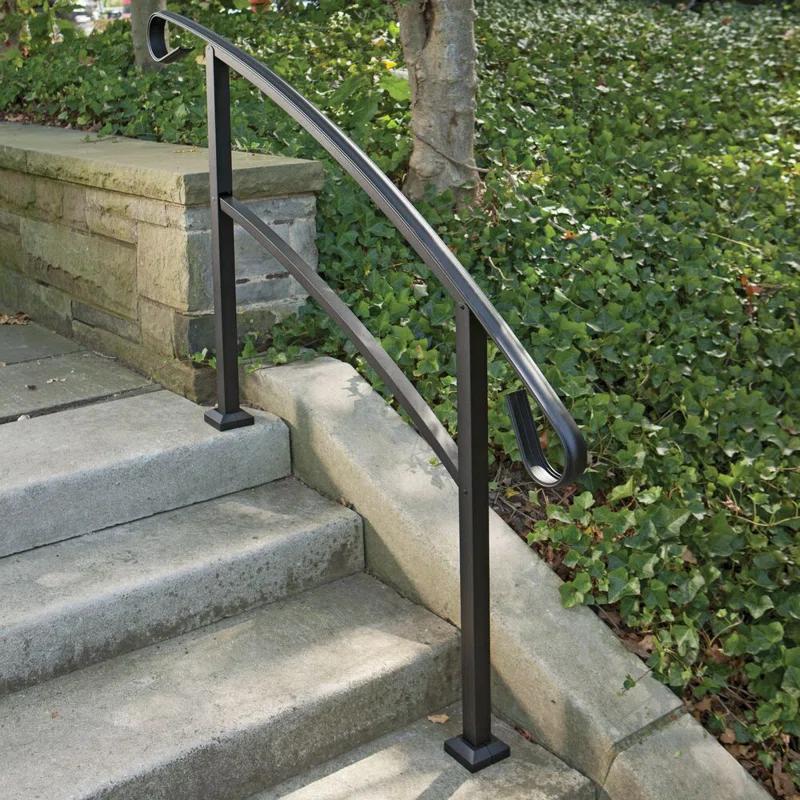 Barrette Outdoor Living Handirail 4-Step Aluminum Rail Kit