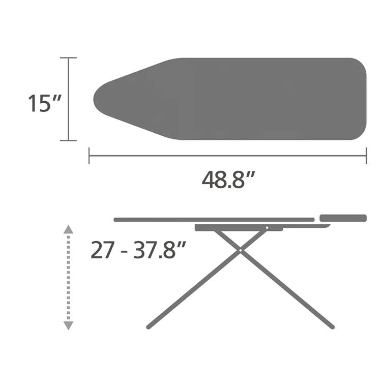Brabantia Brabantia Size B Medium Ironing Board with Steam Iron Rest