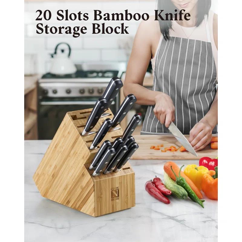 Cook N Home Cook N Home Knife Storage Block Without Knives