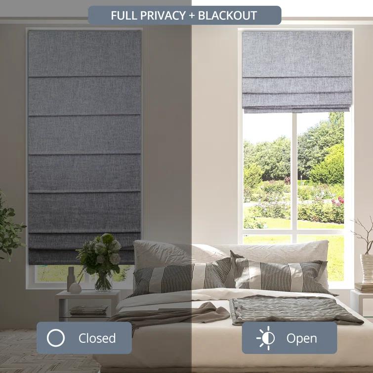 Symple Stuff Blackout Roman Shade