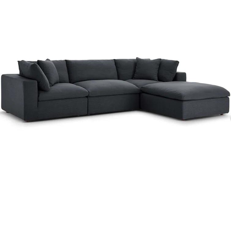 Modway Modway Copper Grove Hrazdan Down-filled 4-piece Sectional Sofa Set