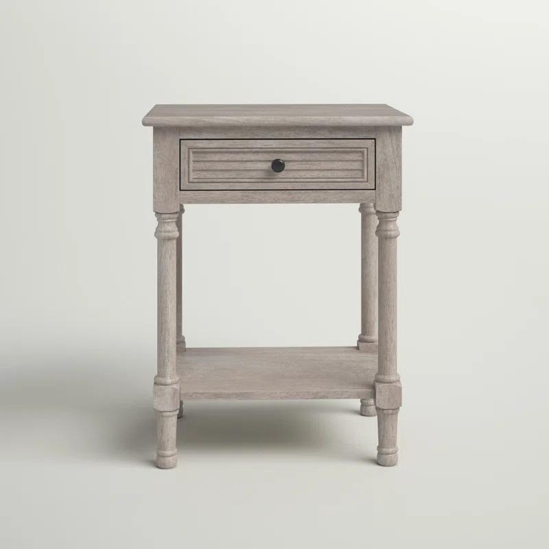 Russ End Table with Storage
