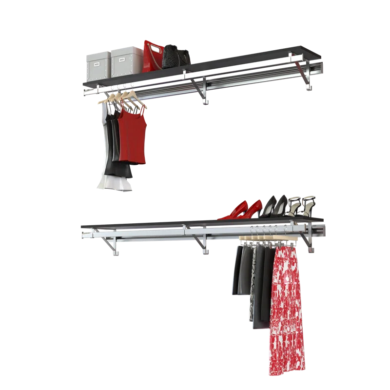 Arrange a Space Double Shelf-Hang Closet System