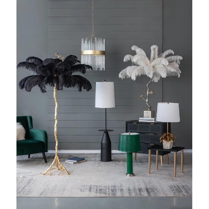 Hokku Designs Jessikah 61'' LED Tray Table Floor Lamp