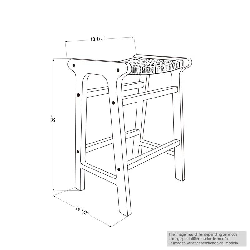 South Shore Balka Counter & Bar Stool (Set of 2)