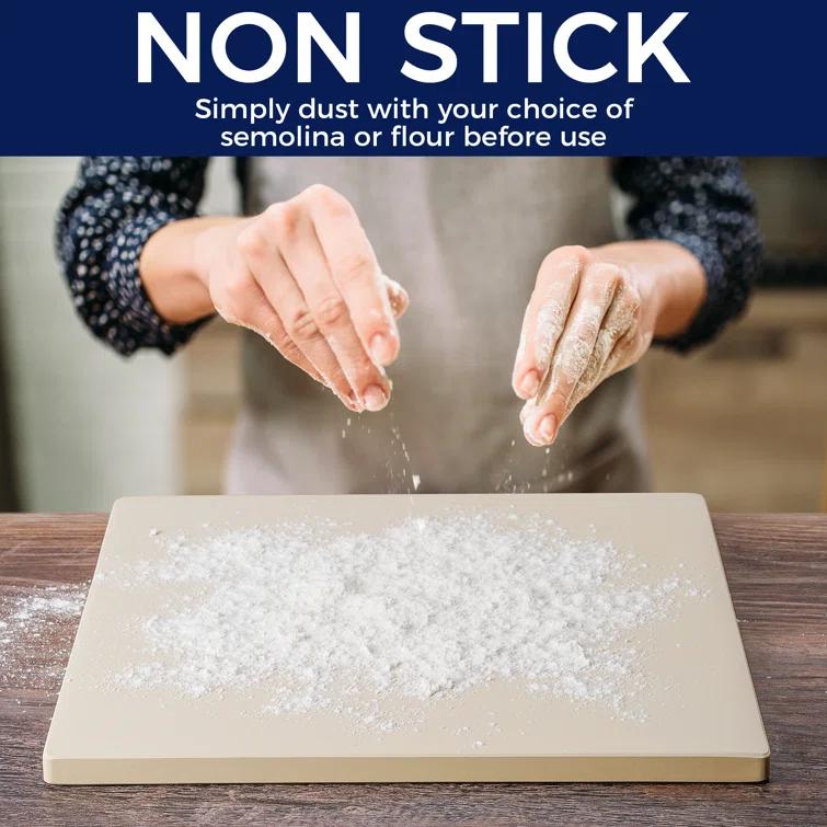 CHEFSPOT CHEFSPOT Cordierite Pizza Stone for Grill, Oven and Pizza Oven - 12" x 12" - 0.6" Thick