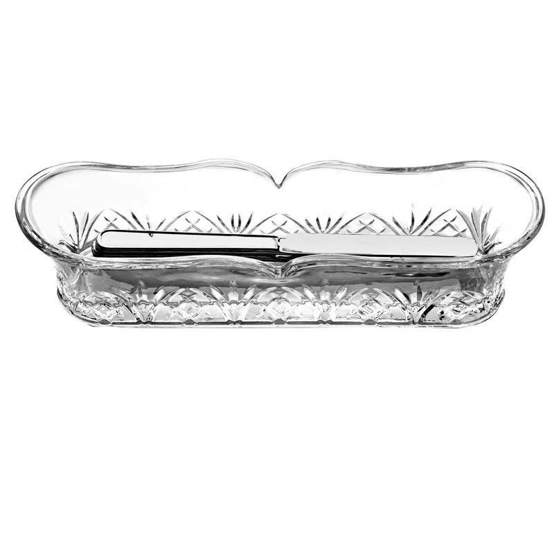 Godinger Silver Art Co Dublin Crystal 3 Piece Flatware Caddy Set (Set of 3)