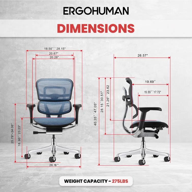 Eurotech Seating Ergohuman Task Chair