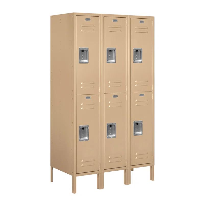 Salsbury Industries Metal 2 - Tier 36'' with Padlock