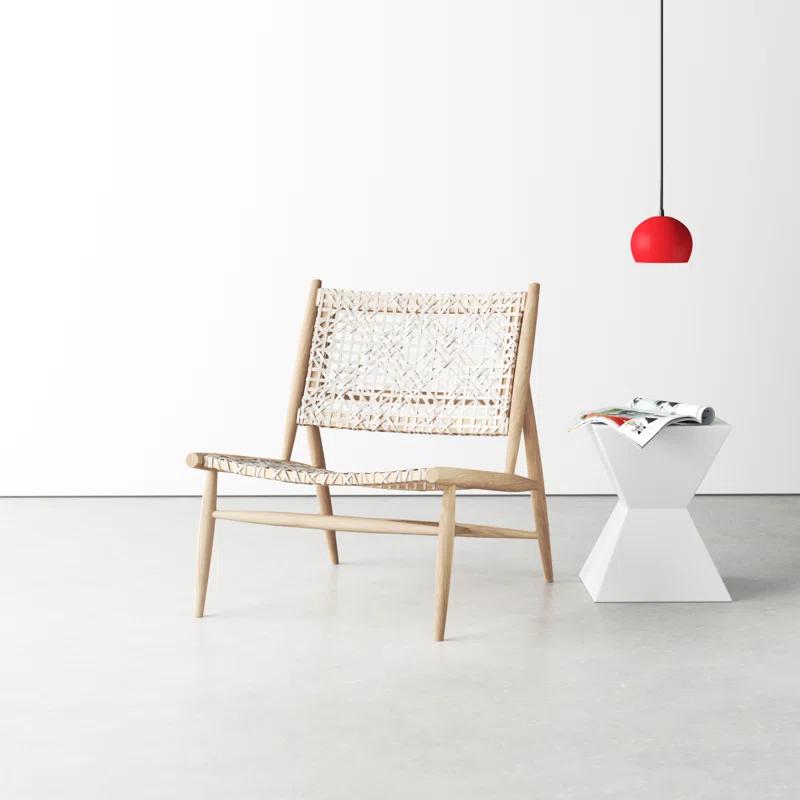 Kazbah Genuine Leather Side Chair