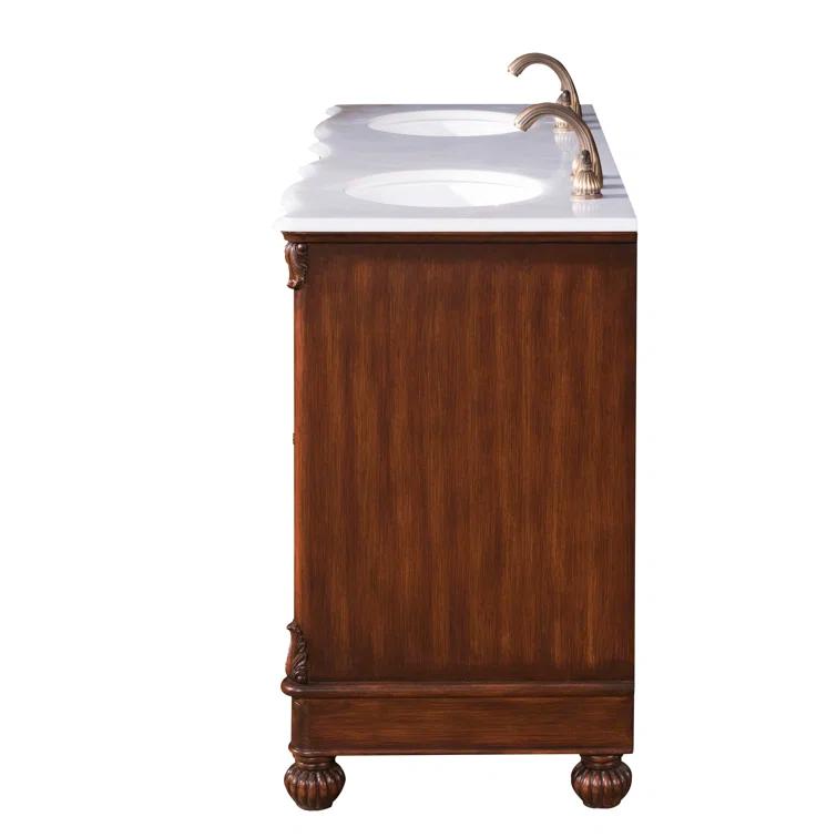 Etta Avenue™ Mannie 60'' Double Bathroom Vanity with Top