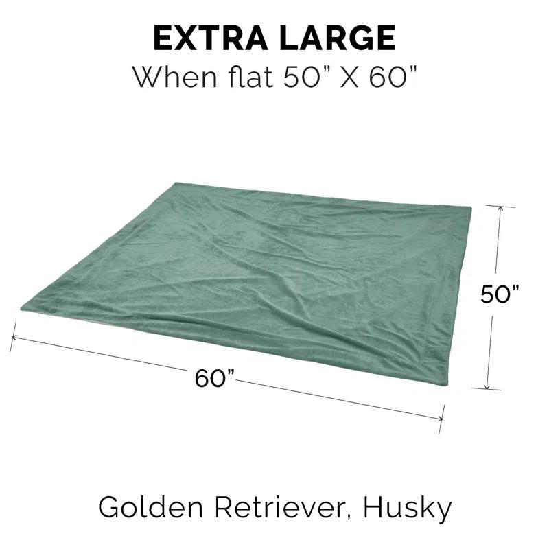 FurHaven Waterproof Faux Velvet Throw Blanket