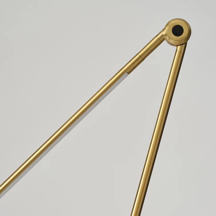 Brightech Libra 39 in. Dimmable LED Industrial Desk Lamp with USB-C Port and Adjustable Lamp Head & Reviews | Wayfair