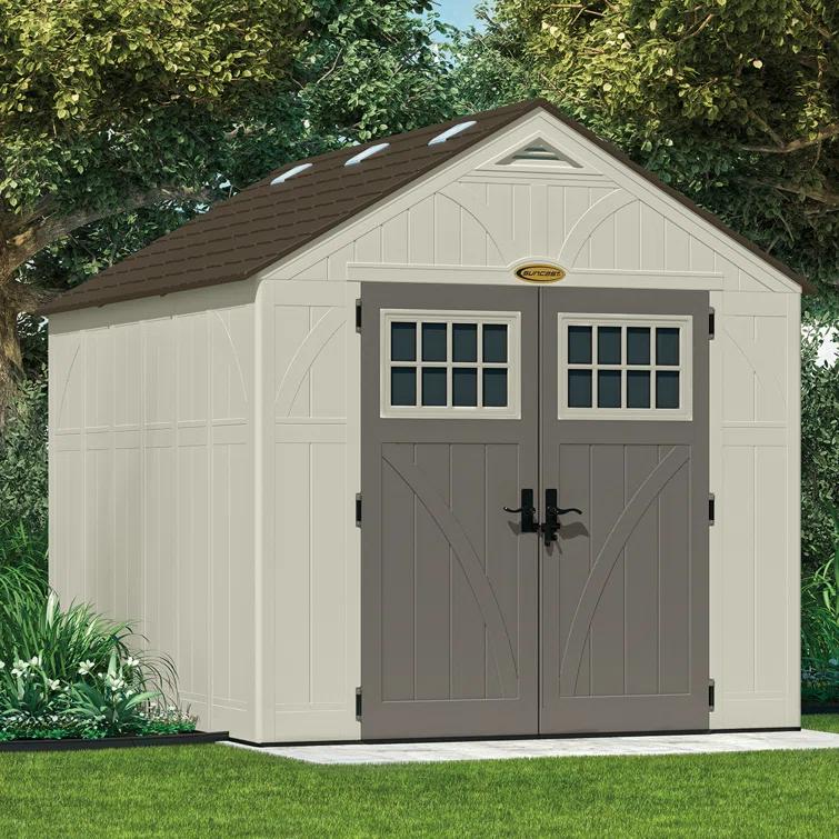Suncast Suncast Outdoor Vanilla Resin Storage Shed