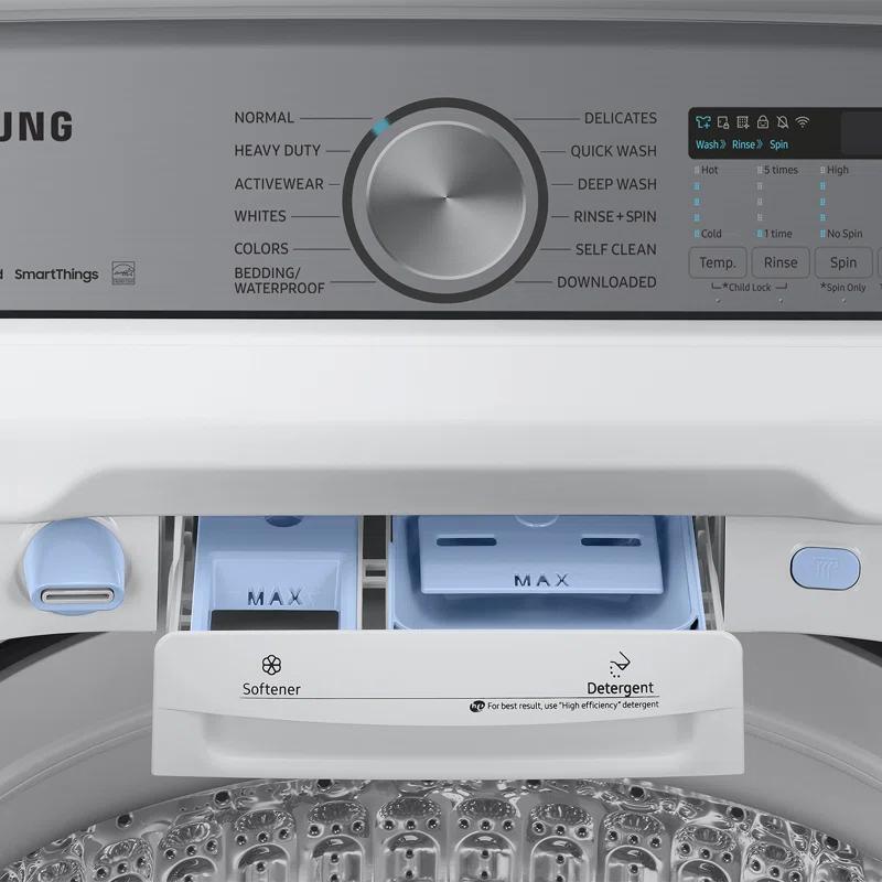 Samsung WA51DG5505AWUS Samsung 5.1 cu. ft. Large Capacity Smart Top Load Washer with ActiveWave Agitator