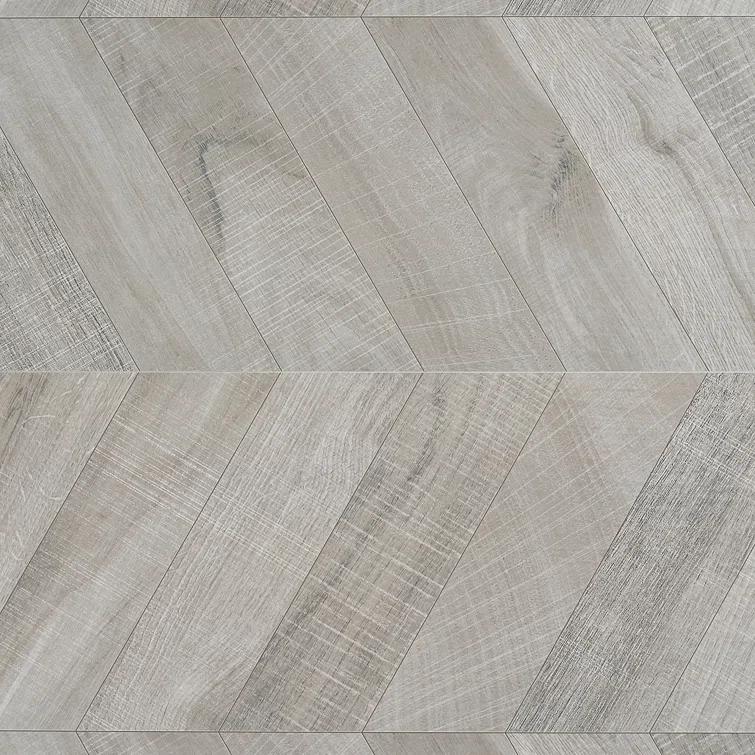 Auburn Chevron 24 in. x 48 in. Matte Porcelain Floor and Wall Tile (15.49 Sq. Ft. / Case)