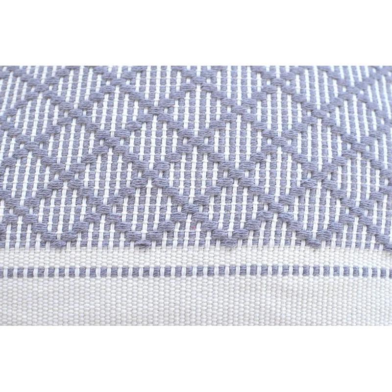 Dakota Fields Dorothene Outdoor Indoor  Pillow Covers Geometric Checkered Pattern, Plaid Woven Cushion Covers Pillow Cases (Set of 2)