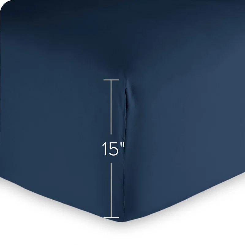 Bare Home Microfiber Fitted Sheet