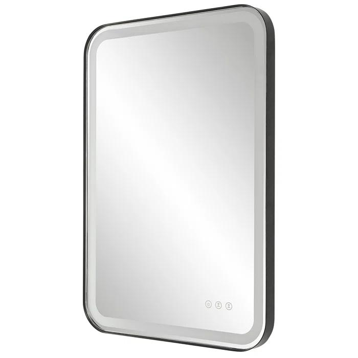 Uttermost Crofton Metal Flat LED Wall Mirror