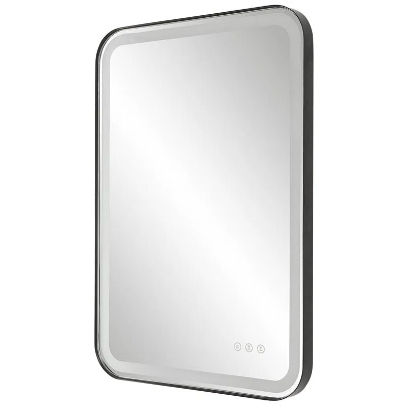 Uttermost Crofton Metal Flat LED Wall Mirror
