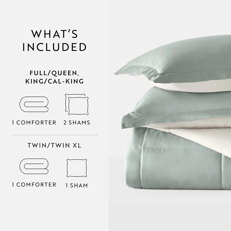 Becky Cameron Reversible Down-Alternative Comforter Bedding Set
