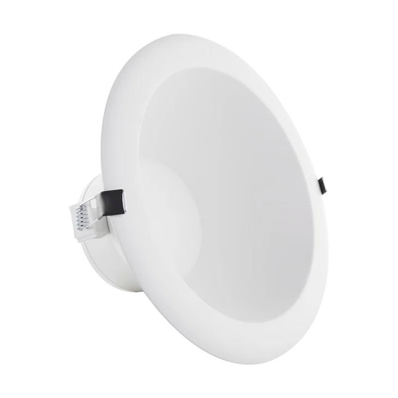 Satco S11810 4.1'' Selectable Color Temperature Dimmable IC Rated LED Retrofit Recessed Lighting Kit