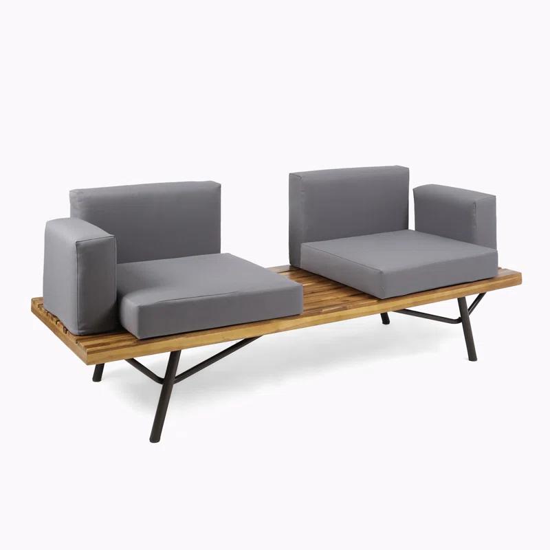17 Stories Ozana Patio Sofa with Cushions
