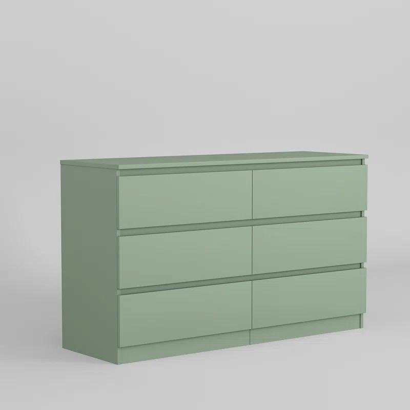 Wade Logan® Bisset 47.25'' W 6 - Drawer Dresser