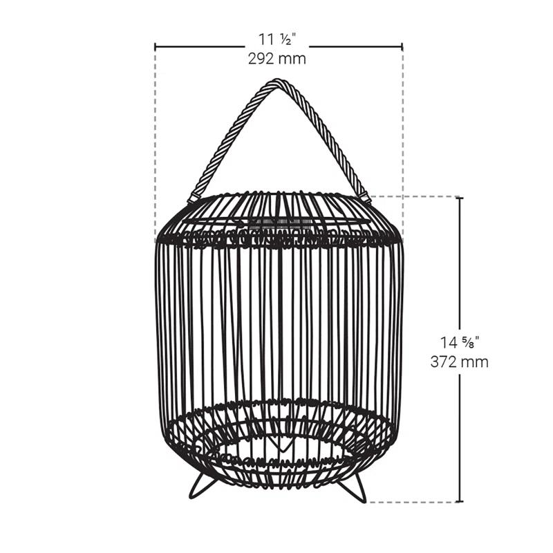 Bazz Solar Powered Integrated LED Outdoor Floor Lamp