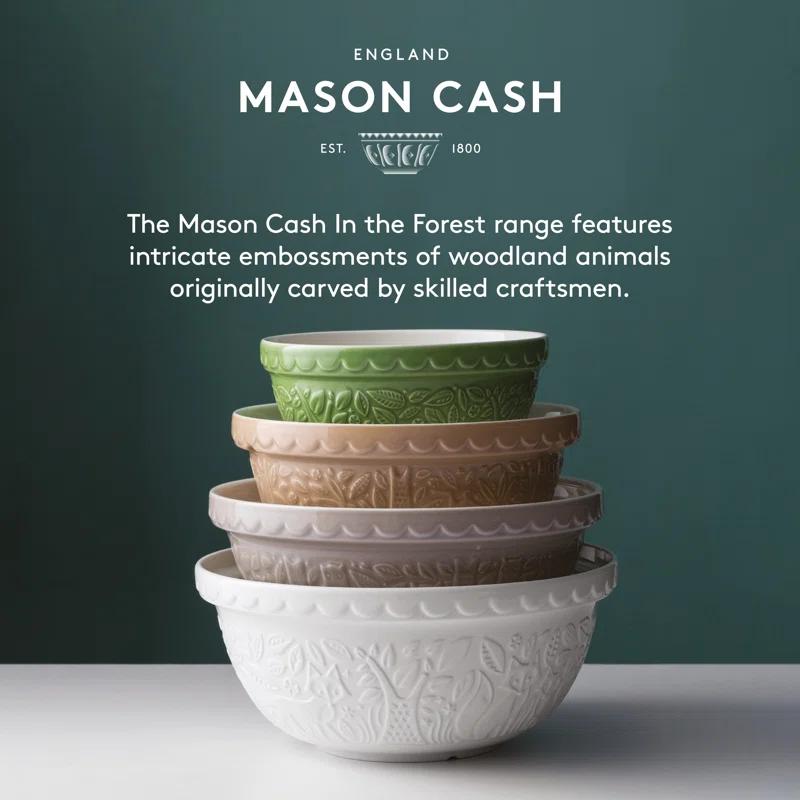Mason Cash In The Forest Earthenware 3 Piece Mixing Bowl Set