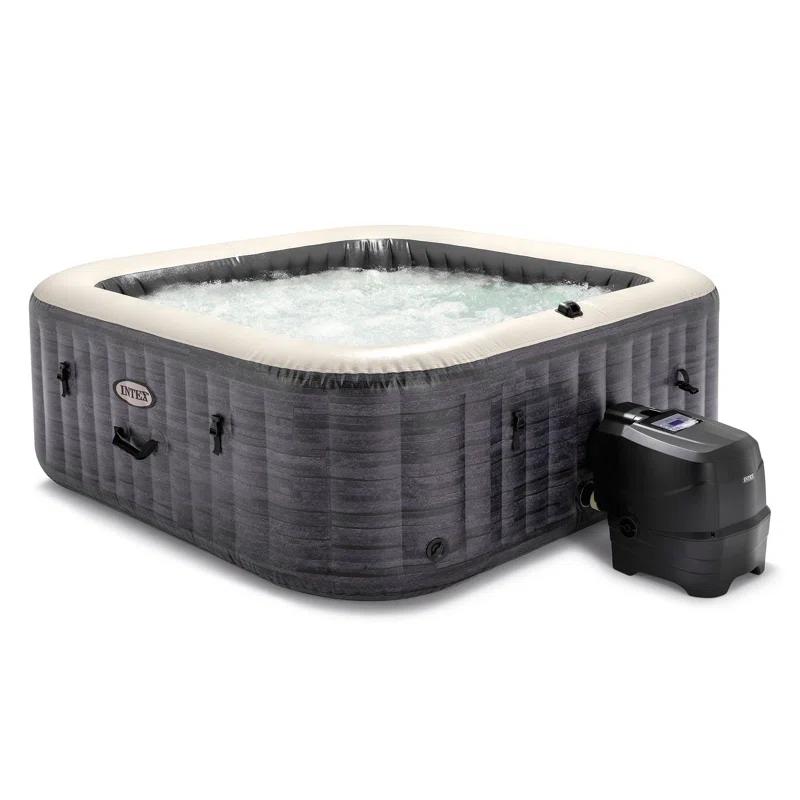 Intex Intex PureSpa Plus Inflatable Square Hot Tub w/ AirJets