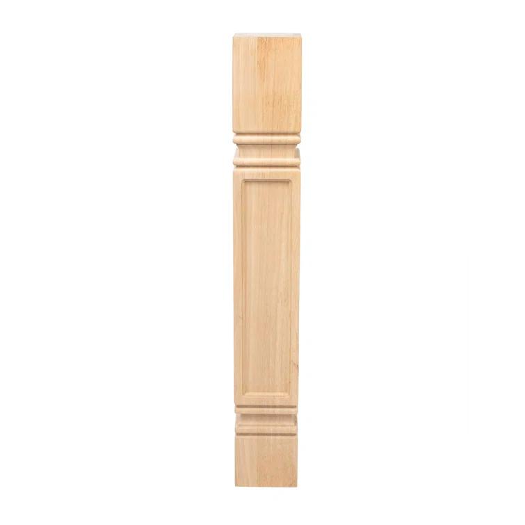 Architectural Products by Outwater L.L.C. 5" Wide x 35-1/4" High Hardwood Mission Plain Island Legs