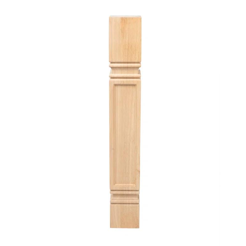 Architectural Products by Outwater L.L.C. 5" Wide x 35-1/4" High Hardwood Mission Plain Island Legs