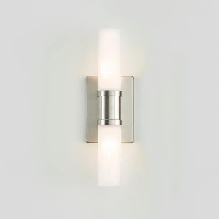 Evelien 2 Light Frosted Dimmable Vanity Light