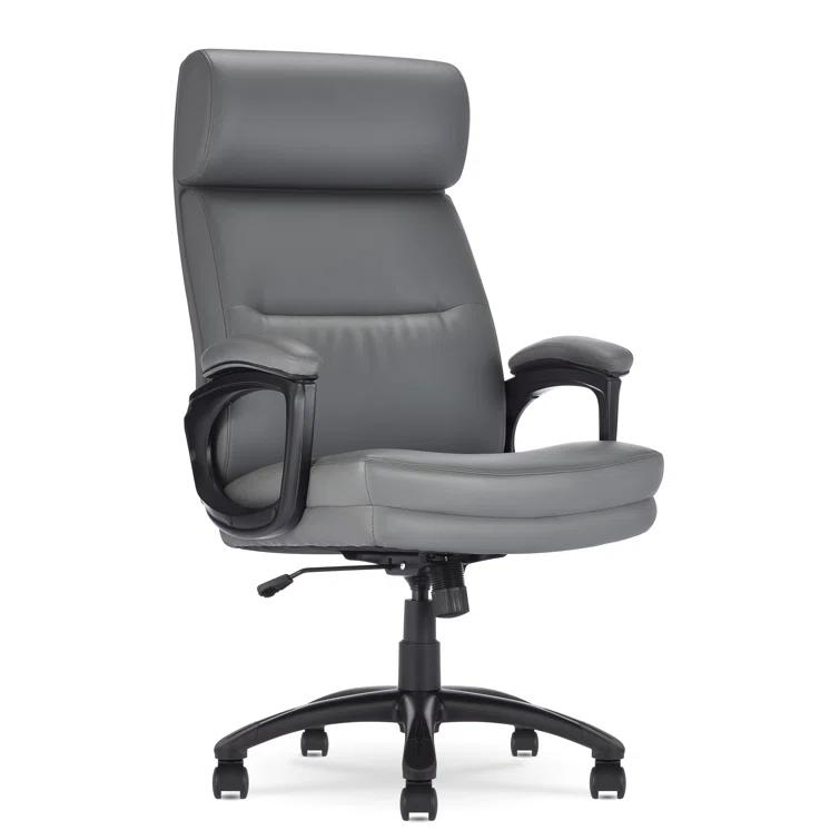 Serta Serta Comfort Executive Big & Tall Office Chair, Ergonomic High-Back, Semi Plush Seat, Padded Arms