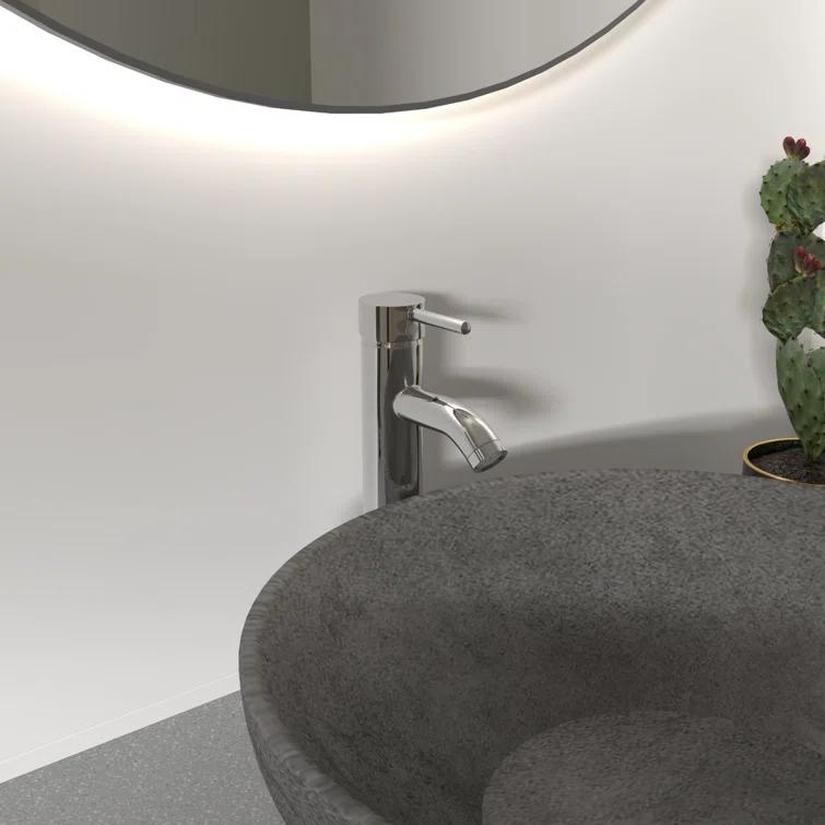 VIBRANTBATH Vessel Sink Faucet Single-handle Bathroom Faucet with Drain Assembly A-99052H-C-2