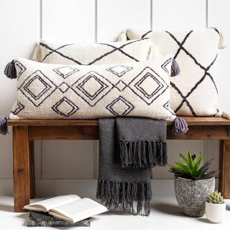Saveria Bohemian Geometric Throw Square Pillow