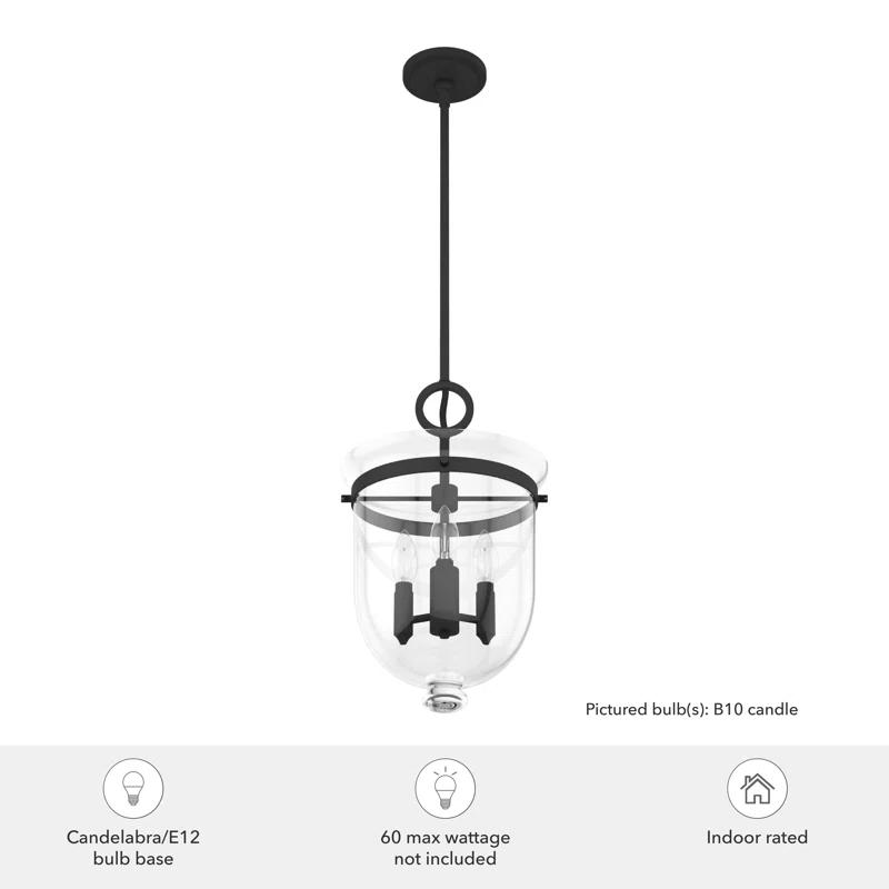Hunter Fan Belltown 3 Light Urn Pendant