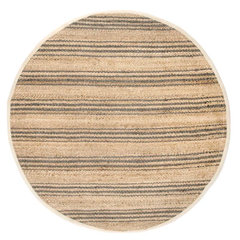 Lauren Liess x Rugs USA Natural Sycamore Striped Jute Area Rug