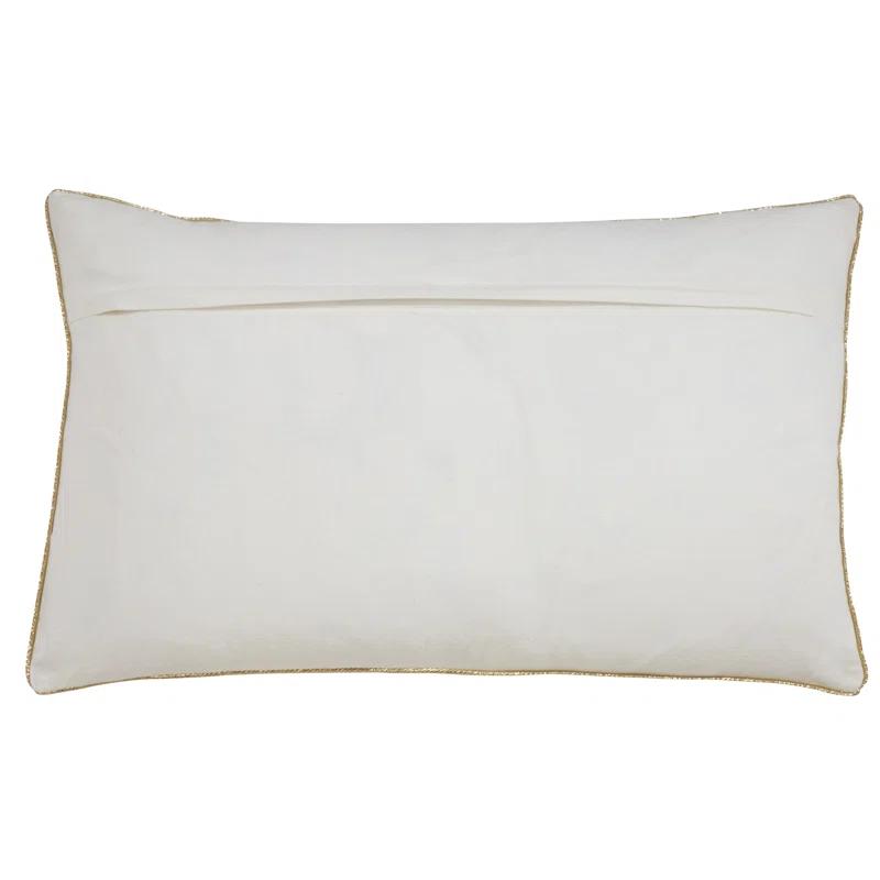 Saro Lustrous Pillow Collection Cotton Throw Pillow