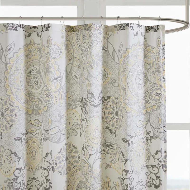 Madison Park Isla 100% Cotton Shower Curtain & Reviews | Wayfair